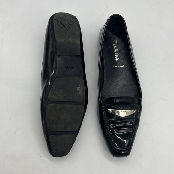 Prada black patent leather loafers : size 37 - Picture 3 of 4